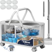 Esfregão Giratório Compacto RinseWise com 6 Refis e Giro 360 Esfregão Giratório Compacto RinseWise com 6 Refis e Giro 360