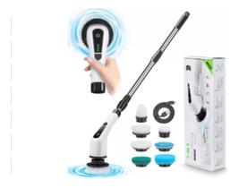 Esfregão Giratório Elétrico 7 Em 1, Escova Limpeza Sem Fio