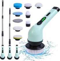 Esfregão Giratório Sem Fio Elétrico 7 Em 1 Escova Limpeza