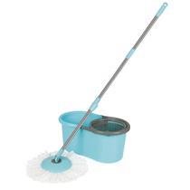 Esfregão Mop de Limpeza Prática Mor Com Cabo Articulável E Balde 13 L