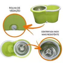 Esfregão Mop Giratório Centrifuga Com Rodinha Mop Limp - Hai Brasil