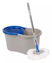 Esfregão Mop Giratório Com Balde De 8L e Cabo Extensível 360º Esfregão Mop Giratório Com Balde De 8L e Cabo Extensível 360º