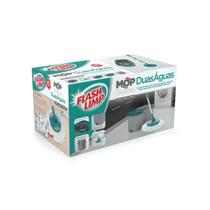 Esfregão Mop Giratório Duas Águas Fit Flash Limp
