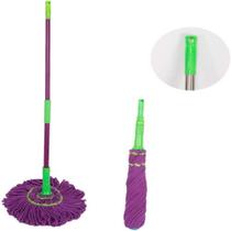 Esfregao mop giratorio rodo vassoura limpeza absorvente twist 3 em 1 lava limpa seca