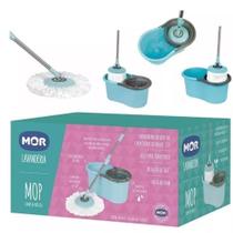 Esfregao Mop Pocket C/ Balde Limpeza Dia A Dia Casa 13lt Mor