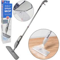 esfregao mop spray 360º com recipiente cinza 350ml 123cm na caixa - DOLCE HOME