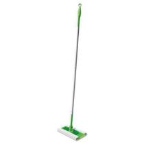 Esfregão Mop Swiffer 10x4,8 cm branco com alça verde/prata