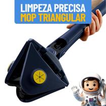 Esfregão Mop Triangular 130 comprimento Rodo Limpador Giratório 360