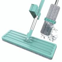 Esfregão Rodo Mop Mágico Inteligente FLAT 360 Graus Flexível Puxa e Seca Limpeza Casa Limpa Fácil M Esfregão Rodo Mop Mágico Inteligente FLAT 360 Graus Flexível Puxa e Seca Limpeza Casa Limpa Fácil M