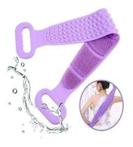 Esfregão Silicone Massageador Esfoliante Costa Banho Massagem - New Esfregão Silicone Massageador Esfoliante Costa Banho Massagem - New