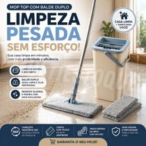 Esfregão Tipo Mop Balde Com 02 Refis