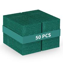 Esfregões Bay State Importers verdes, 10 x 15 cm, pacote com 50 Esfregões Bay State Importers verdes, 10 x 15 cm, pacote com 50