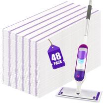 Esfregões de chão de microfibra, 48 unidades, compatíveis com o Swiffer Powermop