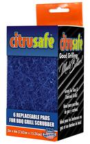 Esfregões de grelha Citrusafe, 6 unidades, substituíveis, 7x15 cm Esfregões de grelha Citrusafe, 6 unidades, substituíveis, 7x15 cm