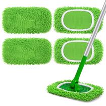 Esfregões de microfibra reutilizáveis para Swiffer Sweeper pacote com 4