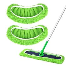 Esfregões de microfibra reutilizáveis para Swiffer Yicotira, pacote com 2