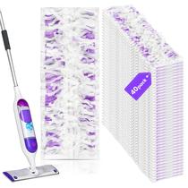 Esfregões descartáveis, recargas, pacote com 40 unidades para Swiffer PowerMop Esfregões descartáveis, recargas, pacote com 40 unidades para Swiffer PowerMop