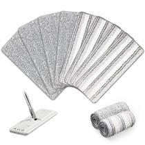 Esfregões planos de microfibra, pacote com 8, compatíveis com JOYMOOP, Oshang