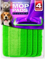 Esfregões reutilizáveis compatíveis com Millifiber com Swiffer WetJet