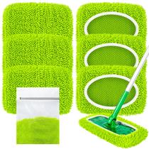 Esfregões reutilizáveis LOVECO, pacote com 6 microfibras para Swiffer