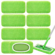 Esfregões reutilizáveis Nicemiya, pacote com 8, compatíveis com Swiffer Sweeper Esfregões reutilizáveis Nicemiya, pacote com 8, compatíveis com Swiffer Sweeper