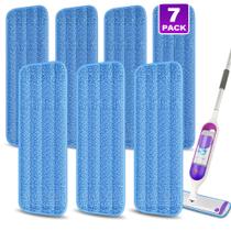 Esfregões reutilizáveis para Swiffer PowerMop MEXERRIS 7 Count