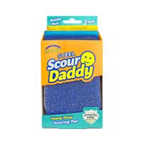 Esfregões Scrub Daddy Steel Scour para pratos de 2 quilates