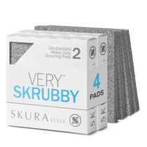 Esfregões SKURA STYLE Very Skrubby Heavy Duty, pacote com 4