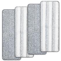 Esfregões Vosante compatíveis com o esfregão Joymoop, 4 peças de 33 x 12 cm Esfregões Vosante compatíveis com o esfregão Joymoop, 4 peças de 33 x 12 cm
