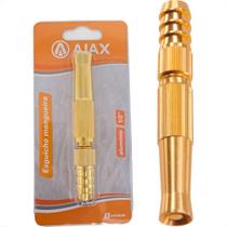 Esguicho Bico Reto Aluminio Ajax Para Mangueira 1/2'' - A01005