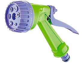 Esguicho de Água para Mangueira Tipo Pistola - Ajustável de Plástico 7 Jatos com Engate Palisad
