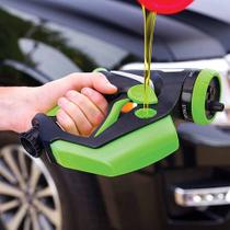 Esguicho De Limpeza 4X1 Espumante com Dispenser De Sabão Esguicho Lava Jato