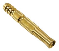 Esguicho Jato Regulável P/ Mangueira Alumínio Dourado 1/2" - Ajax Esguicho Jato Regulável P/ Mangueira Alumínio Dourado 1/2" - Ajax
