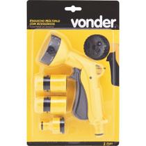 Esguicho pistola plástica 6 posições c/ botão trava Vonder