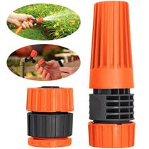 Esguicho Rosqueado Tramontina Conjunto de Irrigação com Engate Jato regulável Para Mangueira 1/2" em Plástico Esguicho Rosqueado Tramontina Conjunto de Irrigação com Engate Jato regulável Para Mangueira 1/2" em Plástico