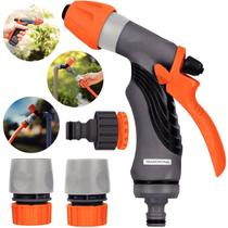 Esguicho Tramontina Conjunto de Irrigação com Engate Rápido Adaptador e Hidropistola Em Plástico Para Jardim