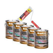 Esmalte 3,6L 5 Unidades + Rolo Espuma 15cm