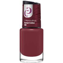 Esmalte 7 Maravilhas Cor Vermelho Beterraba 7ml Cora