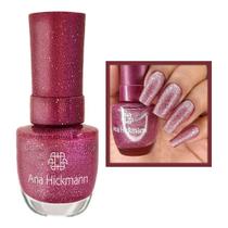 Esmalte Ana Hickmann Glitter Rosa Pink Star 9ml