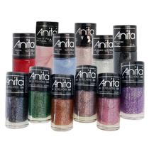 Esmalte Anita Glitter 12 Cores