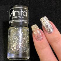 Esmalte Anita Glitter Bloco ou Camarote 10ml - Só na Folia