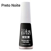 Esmalte Avon Preto Noite 10 Free Queratina Vegetal Secagem Rápida 6 Minutos