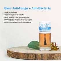 Esmalte Base Anti-Fungo e Anti-Bactéria 10ml - Anita Esmalte Base Anti-Fungo e Anti-Bactéria 10ml - Anita