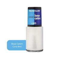 Esmalte Base Cetim Techcolors Cora 9ml Cuidados Com As Unhas