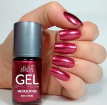 Esmalte Bella Brazil Efeito Gel Metalizado - Brilhante 9ml