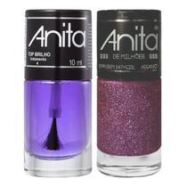 Esmalte Bem Patygirl Coleção de Milhões + Top Brilho 10ml Anita