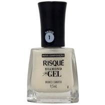 Esmalte Branco Camafeu Diamond Gel Risque 9,5ml