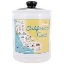 Esmalte branco cerâmico Piggy Bank Cottage Creek California Fund Esmalte branco cerâmico Piggy Bank Cottage Creek California Fund