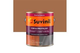 esmalte brilh 3,6l marrom conhaque* - suvinil esmalte brilh 3,6l marrom conhaque* - suvinil