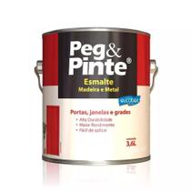 Esmalte Brilhante Preto Galão 3,6 Litros Peg Pinte